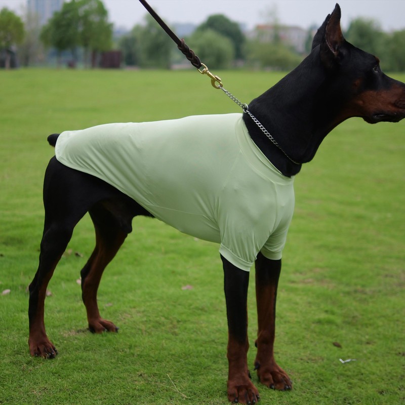 LoveLongLong Spring Summer Cooling Dog T-Shirt with UV Protection and