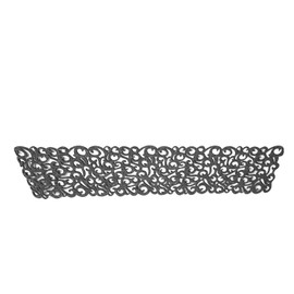 Zerodis Rectangle Shape Felt Tablecloth Runner Placemats 7 Colors Table Mats Household Kitchen Decoration (Deep Grey)