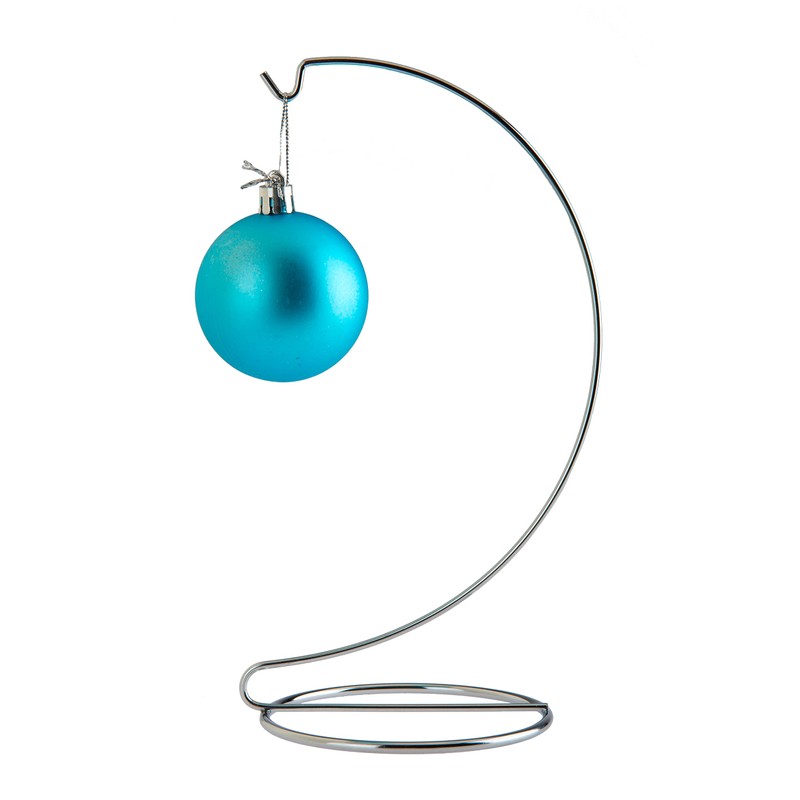 Creative Hobbies® 10 Inch Chrome Ornament Display Stands - Elegant