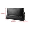 Fipilock FL-V1 Men Zipper Leather Wallet Smart Fingerprint Security Anti