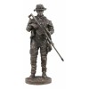 Large Modern Military Marine Sniper Soldier Statue 13"Tall Marksman Task