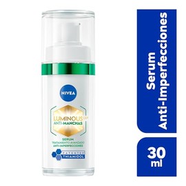 NIVEA LUMINOUS630 Anti-manchas Serum Facial Anti-imperfecciones (30 ml) - Con Ácido Hialurónico, Ácido Salicílico y Extracto de Té Verde, para una Pie
