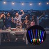 POHOVE 12pcs Glow Sticks,Glow Wand,Light Up Fibre Optic Wand 3