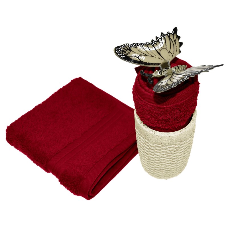 Lashuma Linz Set of 6 Terry Cloth Flannels 30 x