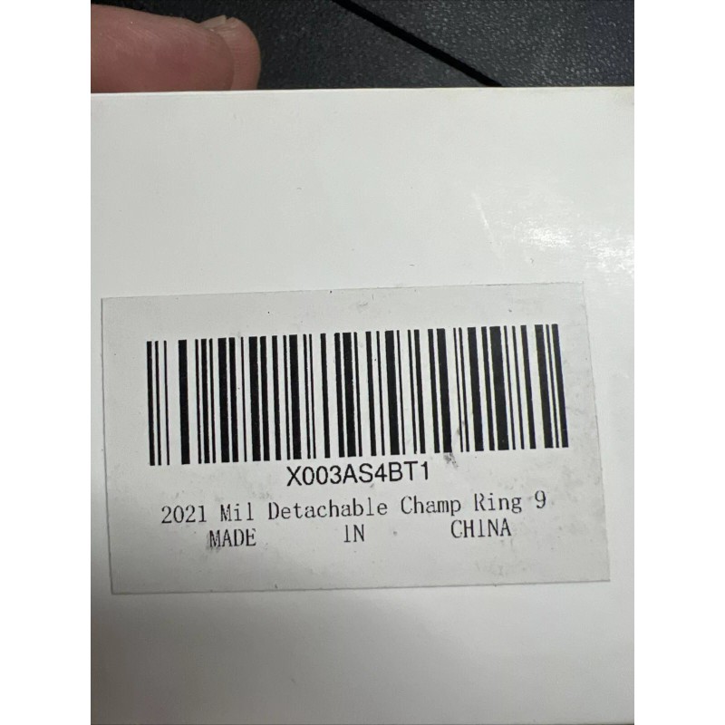 Champion 2021 Mil Detachable Champion Ring Size 11