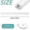 12 PCS Clamp Foam Tubes 16.9 x 1.7 Inch OD