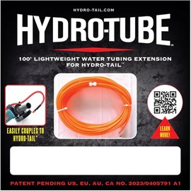Hydro-Tail Hydro-Tube 100-Foot Extension Kit – Lightweight, Quick-Release Tube for Cutting, Polishing, Sanding, and Cooling – Flexible & Mobile Dust-Free Solution with Easy Couplings