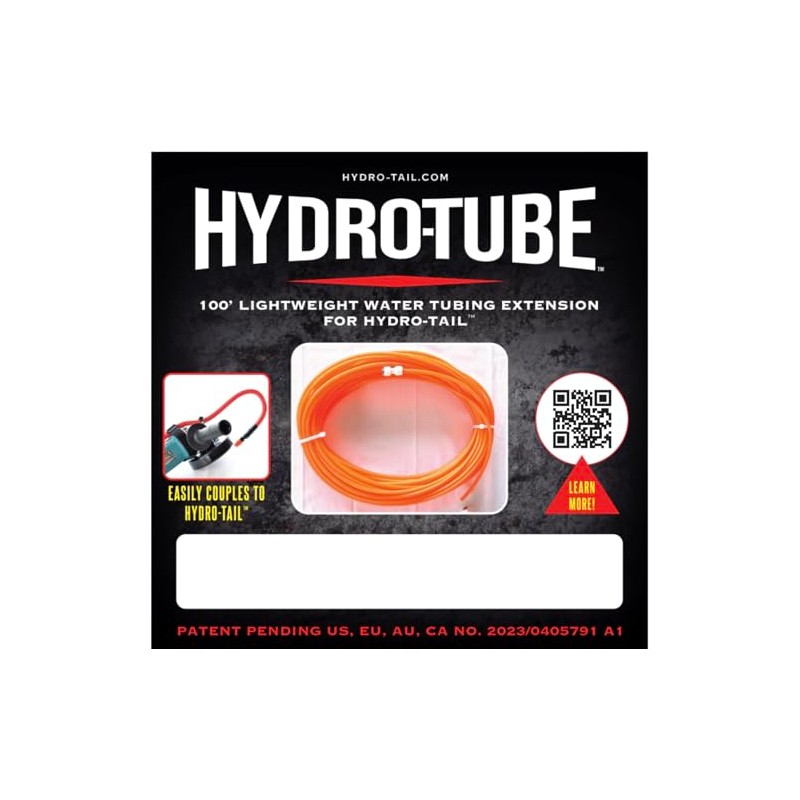Hydro-Tail Hydro-Tube 100-Foot Extension Kit – Lightweight, Quick-Release Tube for