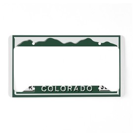 CafePress P Nuckle Samples Colorado License Plate Holder Aluminum License Plate Frame, License Tag Holder
