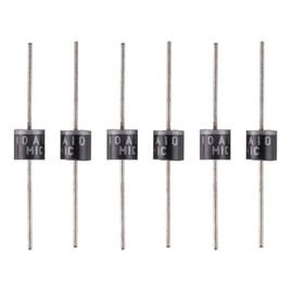 BOJACK 10A10 Rectifier Diode 10 A 1000 V Axial 10A10 10 amp 1000 volt Electronic Silicon Diodes (Pack of 25)