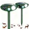 2026 Sonic Fortress Pro Deer Repellent,Cat Deterrent Squirrel Rabbit Racoon