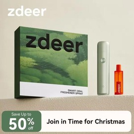 ZDEER Smart Electric Oral Spray,  Breath Fresheners Rechargeable Oral Care Mist, Oral Spray Fresh Breath for Men and Women, Present Gift,Ultra fine Long Lasting Mint Flavor Mist for Mouth ,Alcohol Free - Specification: Classic