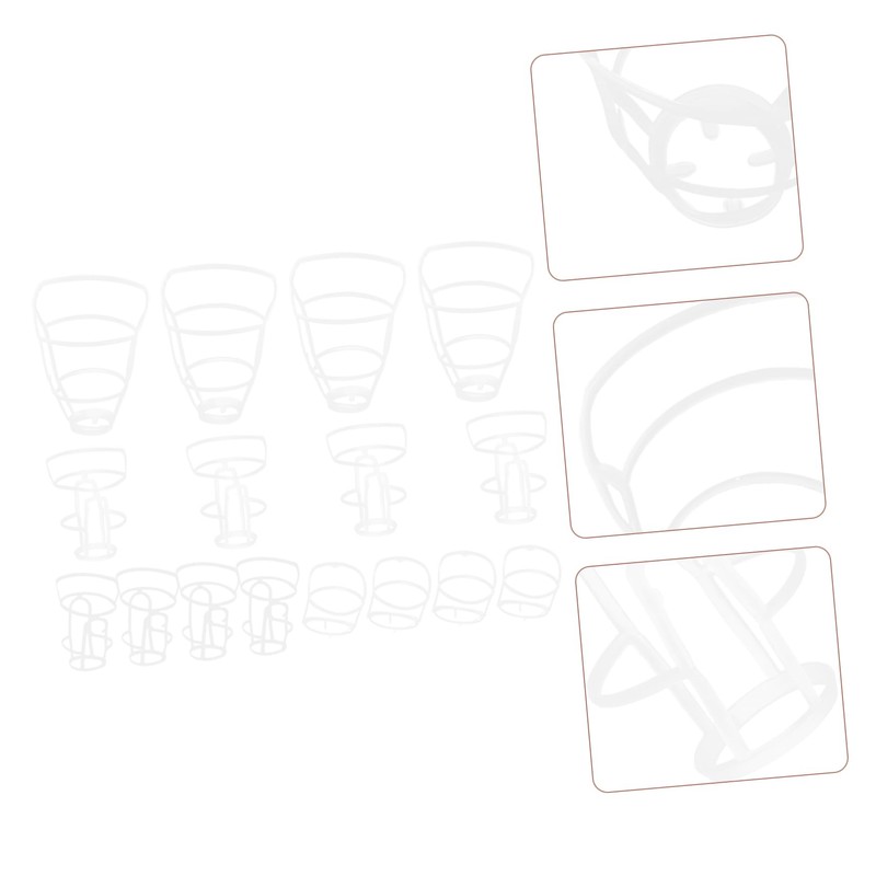 Mikinona 20Pcs Professional Infusion Bottle Nets for Iv Drip Stand