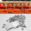 Hybrid Battery, Nickel-Plated Copper Bus Bars & SS Nuts Set,