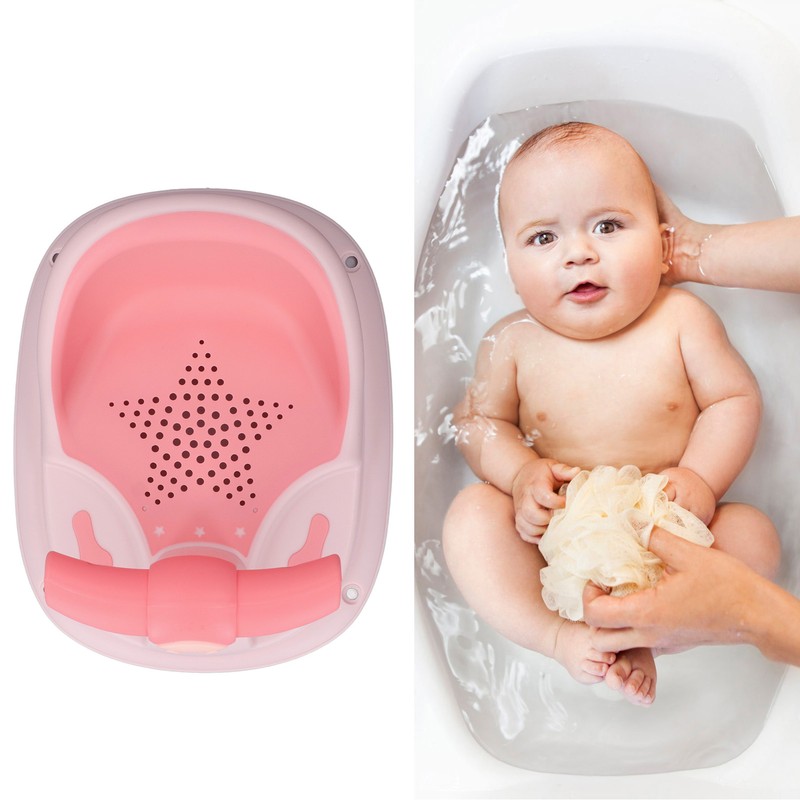 Infant Bath Seat with Backrest Strong Suction Cup Ergonomic Anti