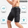 Bodyprox Protective Padded Shorts for Snowboard,Skate and Ski,3D Protection for