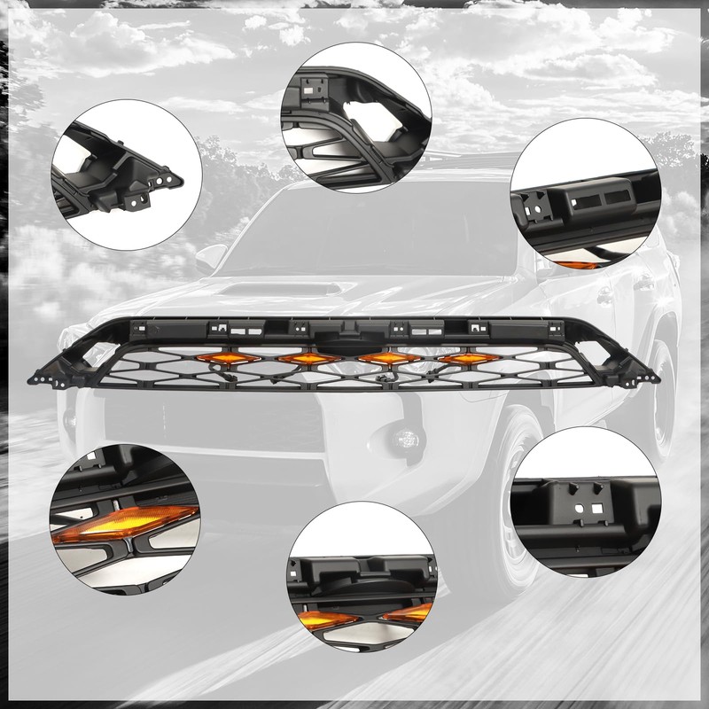 IGLDIPUO Front Hollow Grille For 2020 2021 2022 2023 4Runner