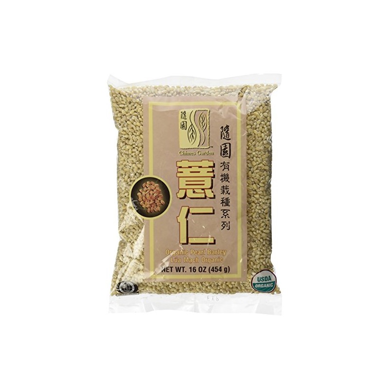 Chimes Garden Organic Pearl Barley, 16 Ounces