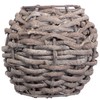 Brandsseller Flower Pot Made of Branches Braided Diameter 10 cm