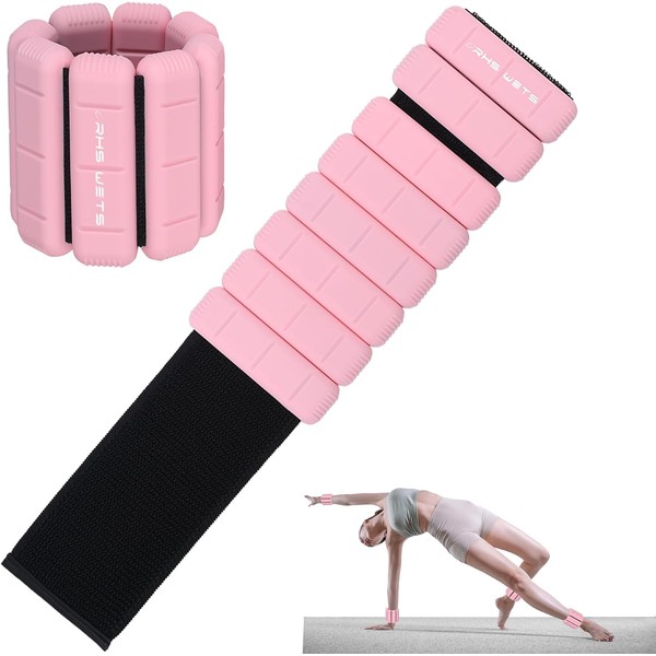 Adjustable Wrist & Ankle Weights - Set of 2, Wearable