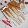 14-Piece Kitchen Knife Set - Stainless Steel Knives, Safety Sheaths