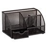 Annova Mesh Desk Organizer Office with 7 Compartments + Drawer/Desk