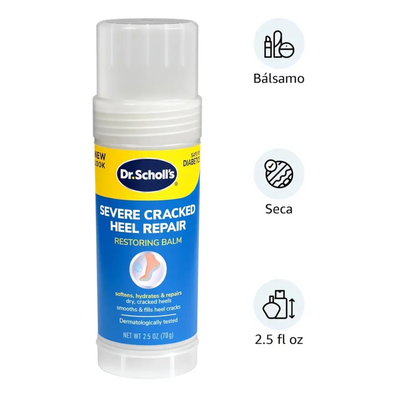 Bálsamo Dr. Scholl's Hidratante Reparador Talones 70 G