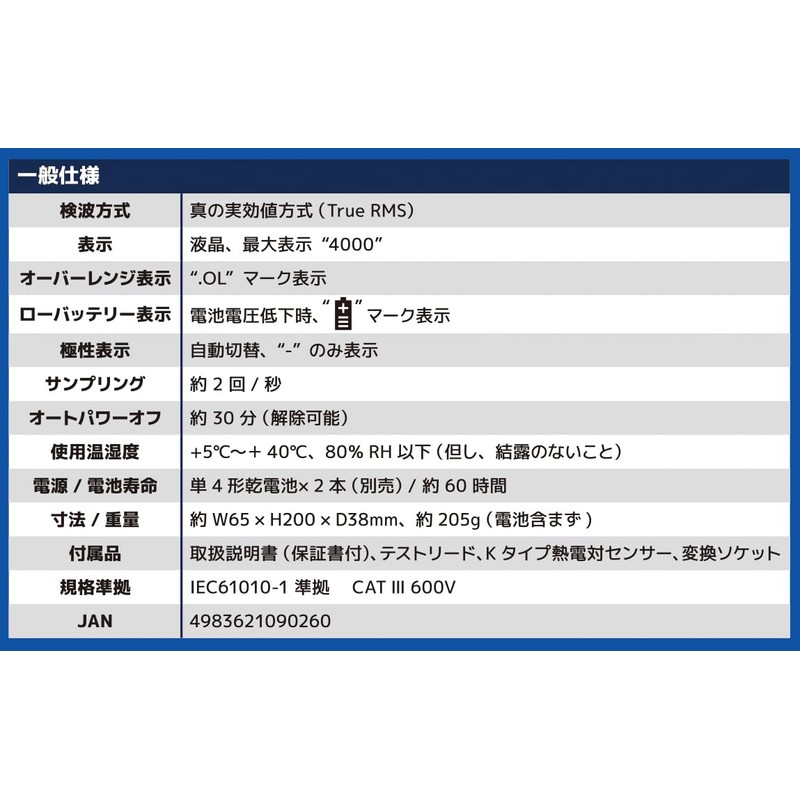 CUSTOM AC/DC Clamp Multimeter
