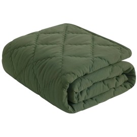 NTBAY Toddler Comforter Lightweight Warm Baby Crib Blanket Olive Green