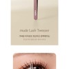 mude 1 Mud Lash Tweezer Slim Round False Eyelash Beauty