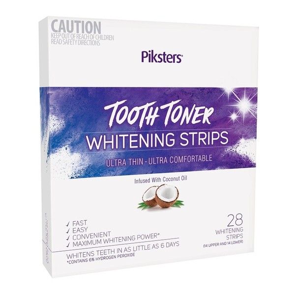 Piksters Tooth Toner Whitening Strips X 28
