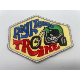 Righteous Trike Vintage Patch NOS Motorcycles Biker Chopper 70s Rat Rod Harley
