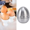 Cooking Timer Egg Shaped Clear Scale Design Manual Mechanical 60