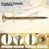 Deck Screws 4 Inch, #10 x 4, 5lb, 250Pcs Rust