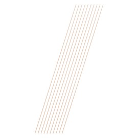 M METERXITY 10-Pack Copper Round Rod 0.8mm Dia. 11.81 Inch Length T2 Stock Solid Copper Rod Lathe Bar for Metal Crafts DIY/Gardening/Industry/Decoration Pure Tube