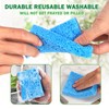 Vilphel 12 Counts Multipurpose Kitchen Sponges Pack Compostable Biodegradable Compressed