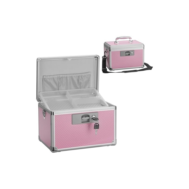 Caja de bloqueo de medicamentos, 13.4 x 7.6 x 8.2