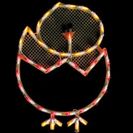 Northlight Lighted Hatching Baby Chick in Egg Easter Window Silhouette Decoration, 17"