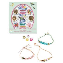 Djeco DJ09839 Alphabet Beads, Multi-