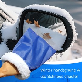 Generisch Eiskratzer Für Auto | Auto Schneeräumschaufel Mit Beheizbarem Handschuh,Windbeständiges Reinigungswerkzeug Zum Entfernen Von Fensterfrost Für Alle Fahrzeugtypen Im Winter