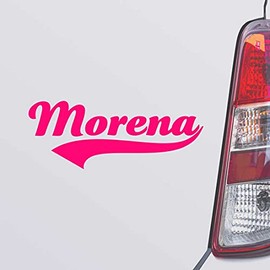 Custom Brother - Morena Name Pink Color Car Laptop Wall Bumper Decal Sticker, DesM70