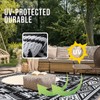 OLANLY Outdoor Rug Waterproof 5x8 ft, Reversible Outdoor Plastic Straw