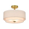 XiNBEi Lighting 3 Light Semi Flush Mount Light, Close to