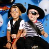 Qpout Pirate Temporary Tattoos for Kids, 12 Sheets, Waterproof, Easy