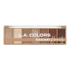 L.A. COLORS Alluring Beauty 7 Color Eyeshadow Palette, Radiant CES497