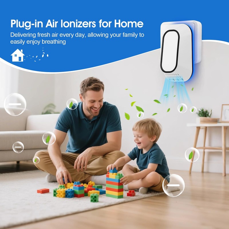 PVACG Plug in Air Ionizers 4-Pack, Negative Ion Air Purifier