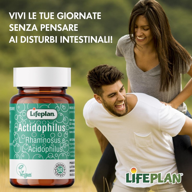Lifeplan Acidophilus and Rhamnosus Vegicap 50 Capsules