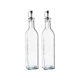 VITTORI | Set de 2 Vinagreras Cuadrada Lisa Chica