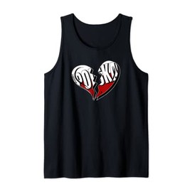 Poland Heartbreaker Polish broken heart Tank Top