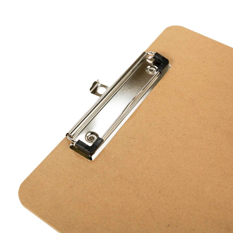 Grafoplás 1550649 Clipboard with Clip, A4, Wood, Rounded Edges
